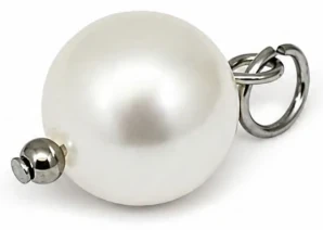 Dije de Acero Quirurgico Perla 12mm